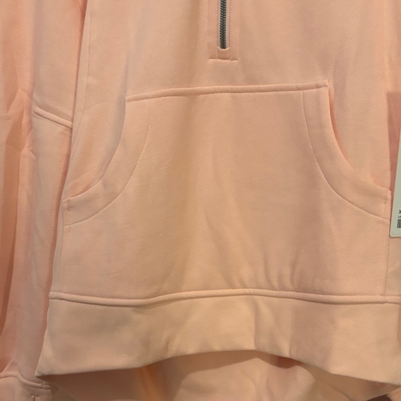 Lululemon Blush Quartz Scuba Oversized Half-Zip Long Hoodie - Picture 4 of 6